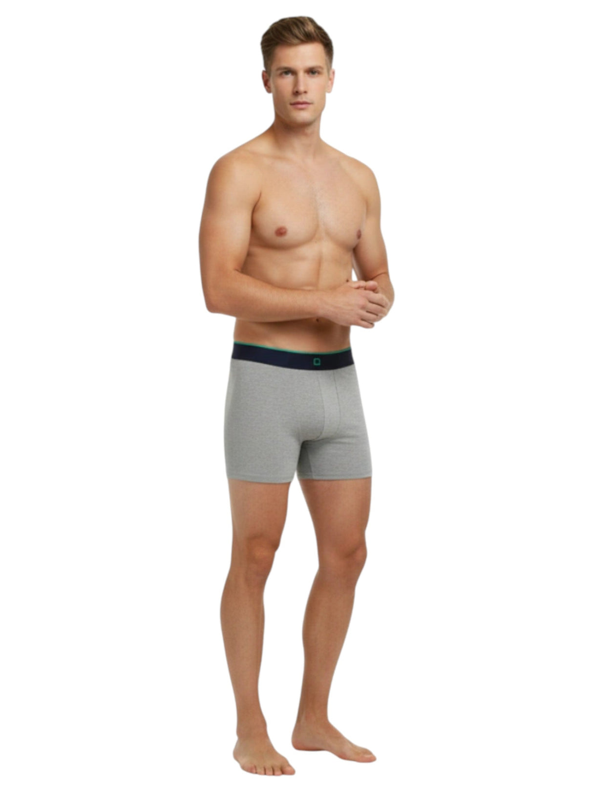 Image for Men's Plain Briefs Set 3Pieces,Grey