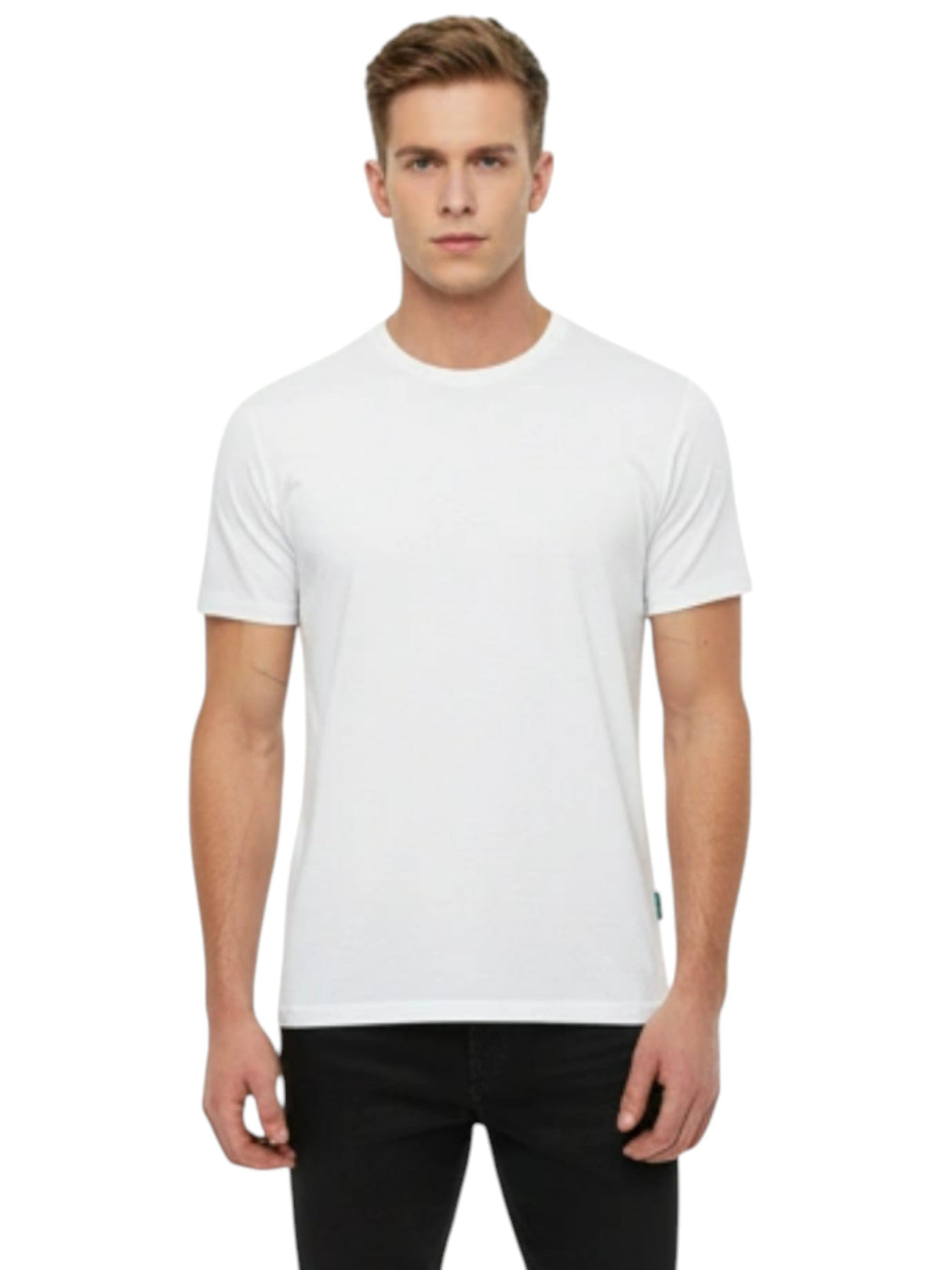 Image for Men's Plain Top,White