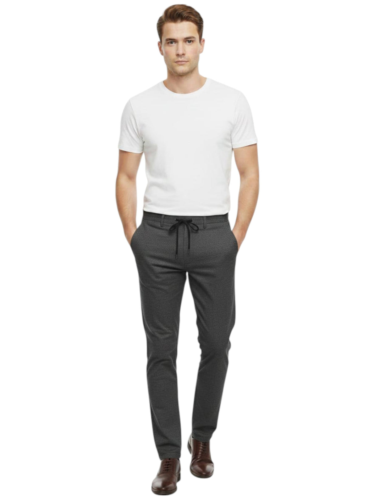 Image for Men's Plain Pant,Dark Grey