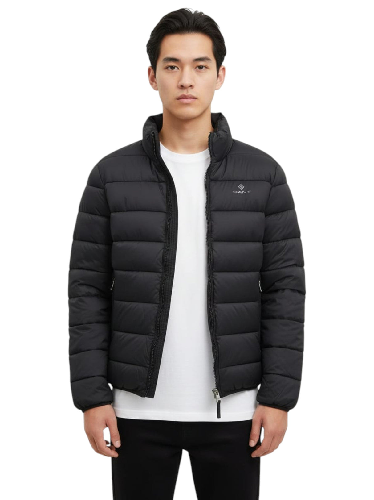 Image for Men's Quilted Jacket,Black