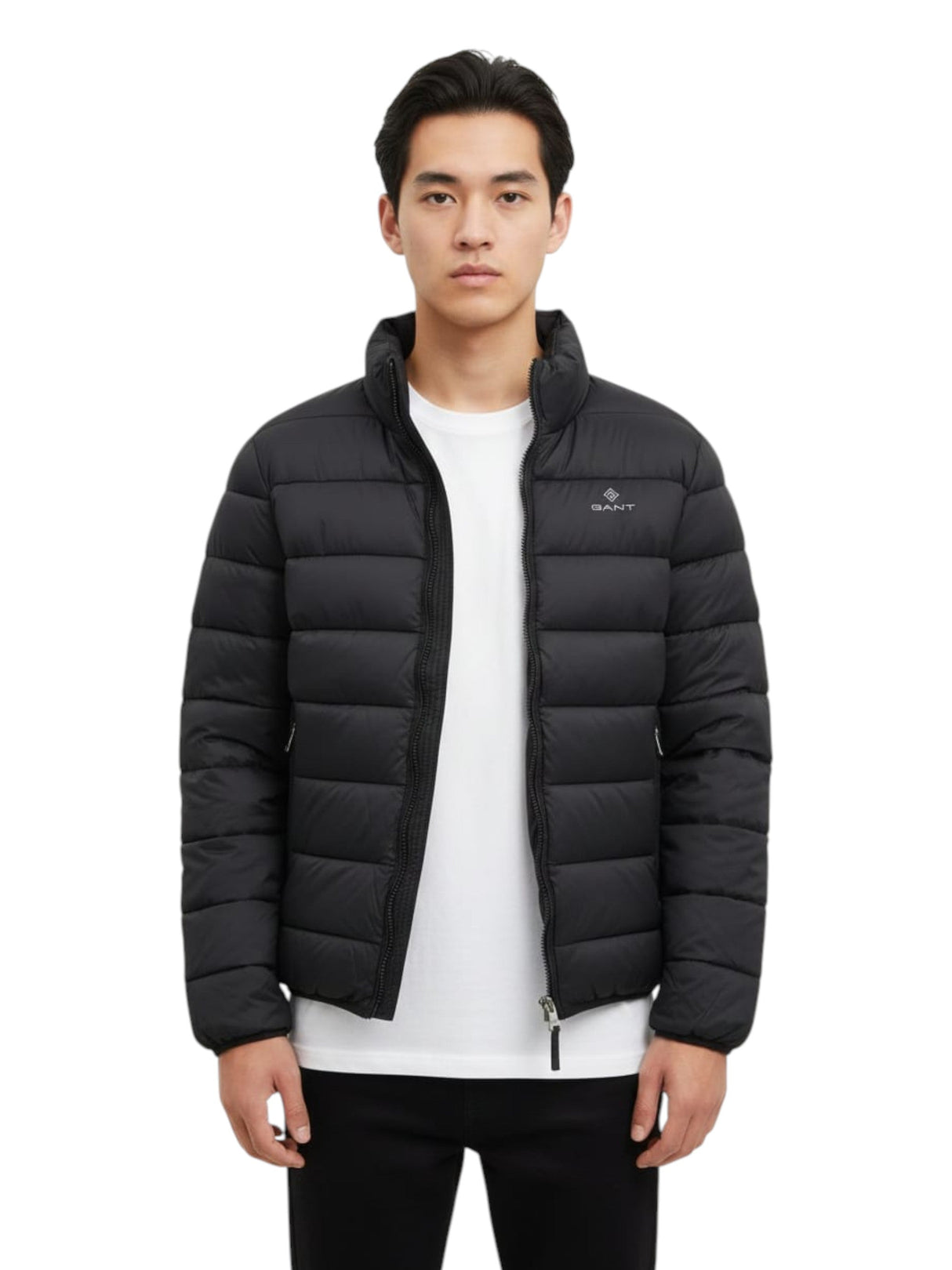 Image for Men's Quilted Jacket,Black