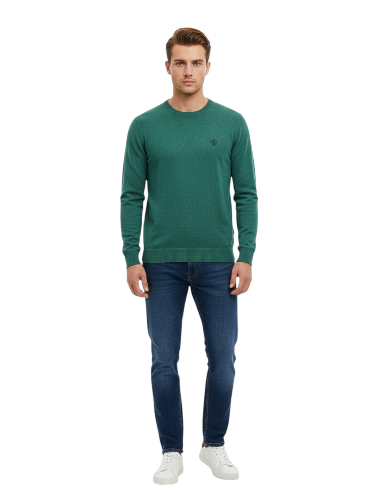 Image for Men's Knitted Top,Turquoise