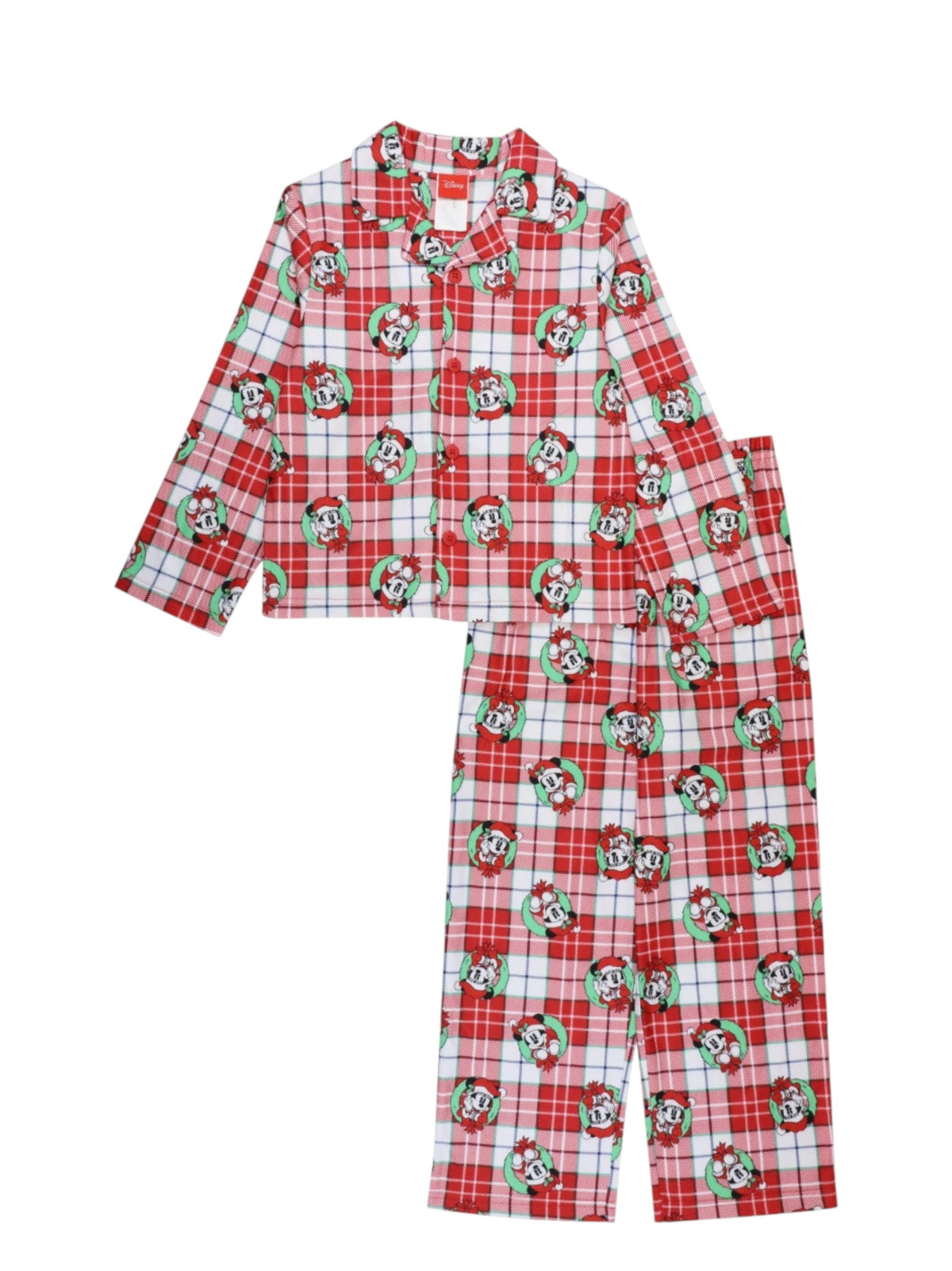 Image for Kid's Girl's Graphic Printed Pajama Set,Red