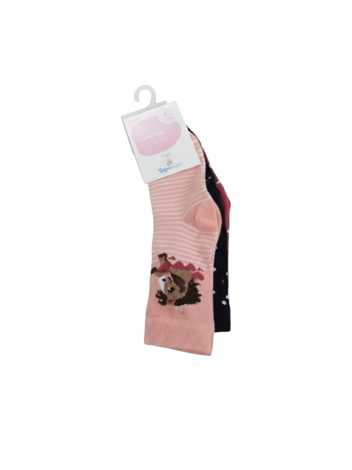 Image for Kids Girl's Printed Socks Set 3Pieces,Multi