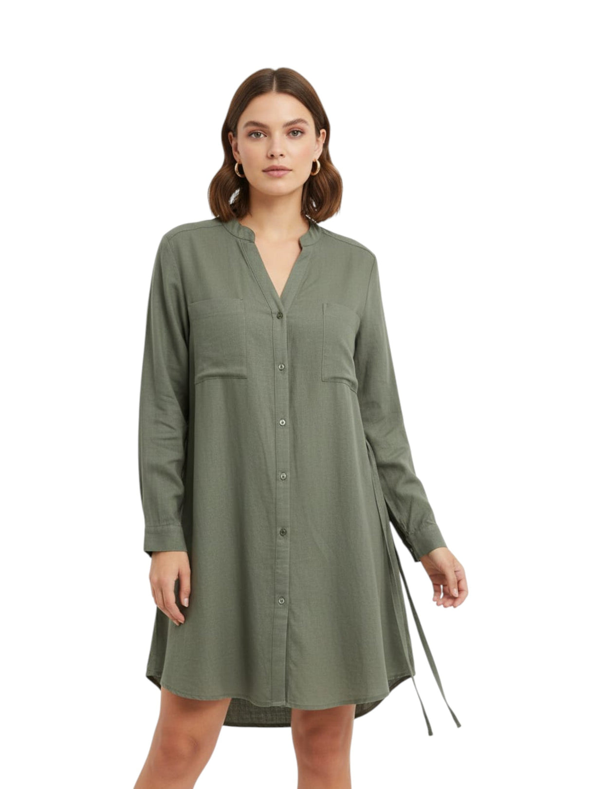 Image for Women's Plain Dress,Olive
