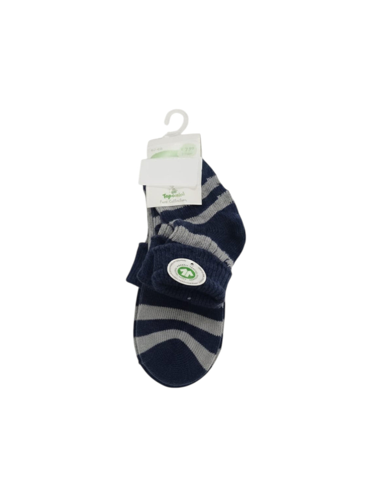 Image for Kids Boy's Striped Socks 3Pieces,Navy/Grey