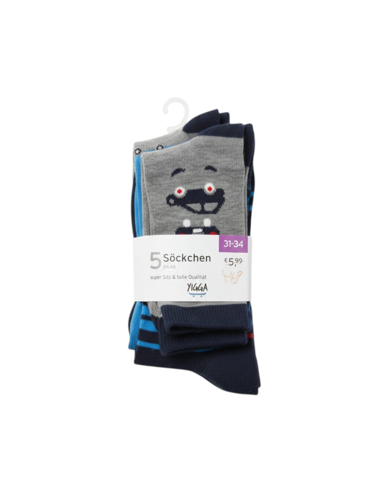 Image for Kids Boy's Printed Socks Set 5Pieces,Multi