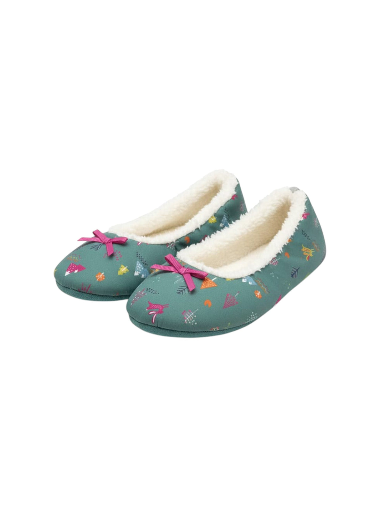 Image for Women's Lined Slippers,Turquoise