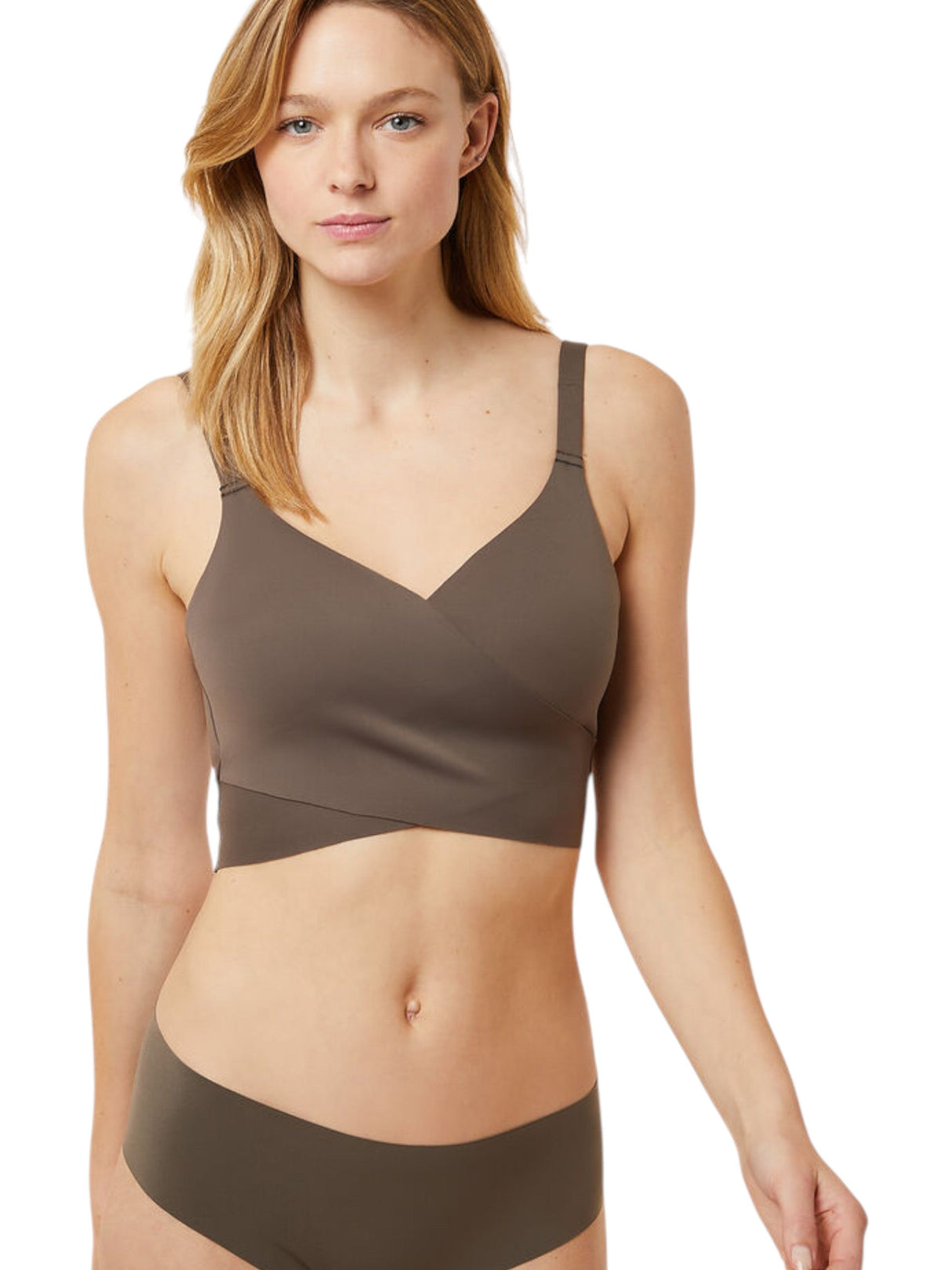 Image for Women's Plain Bra,Olive