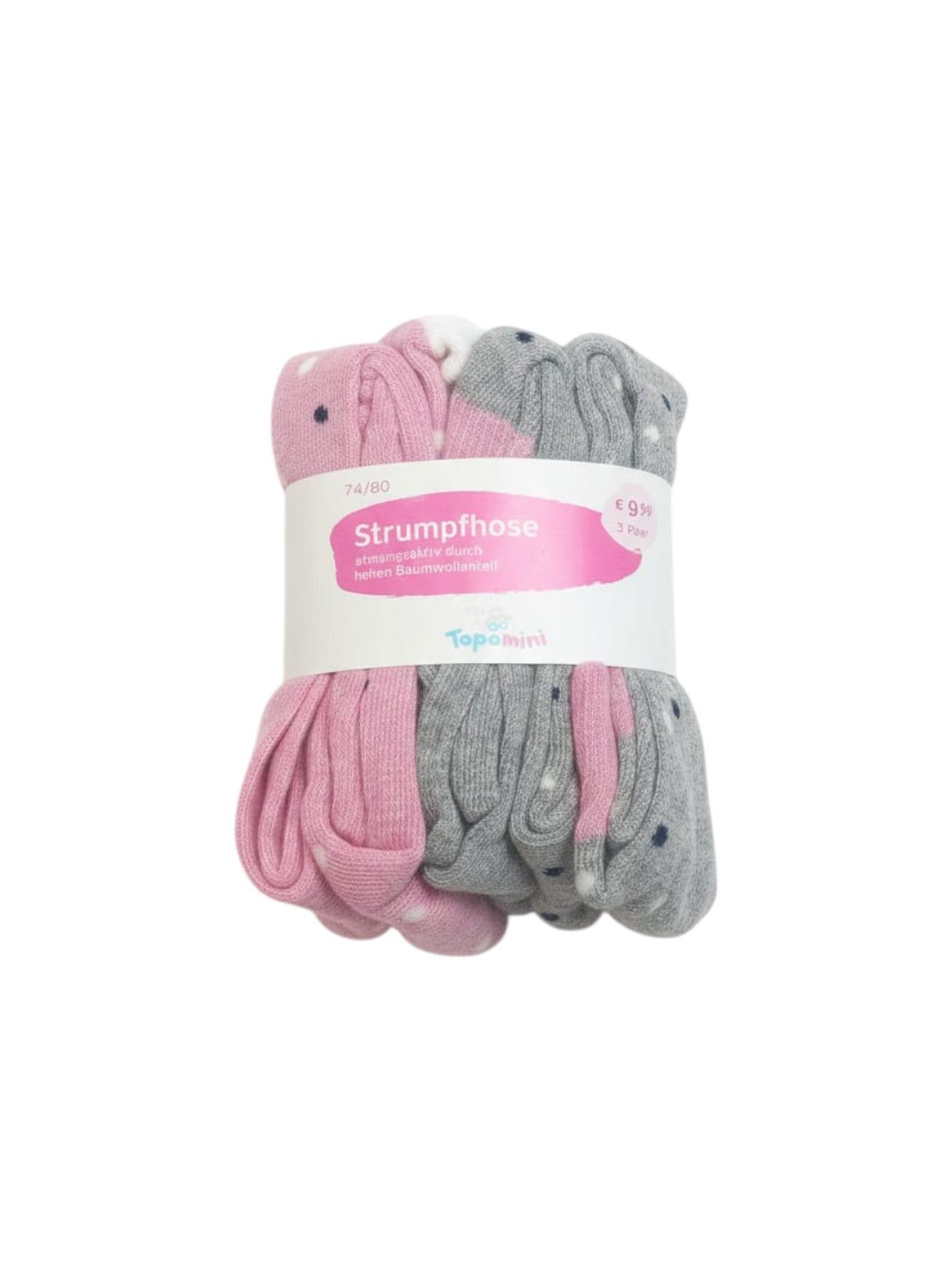 Image for Kids Girl�s Knitted Tights Set 3Pieces,Grey/Pink