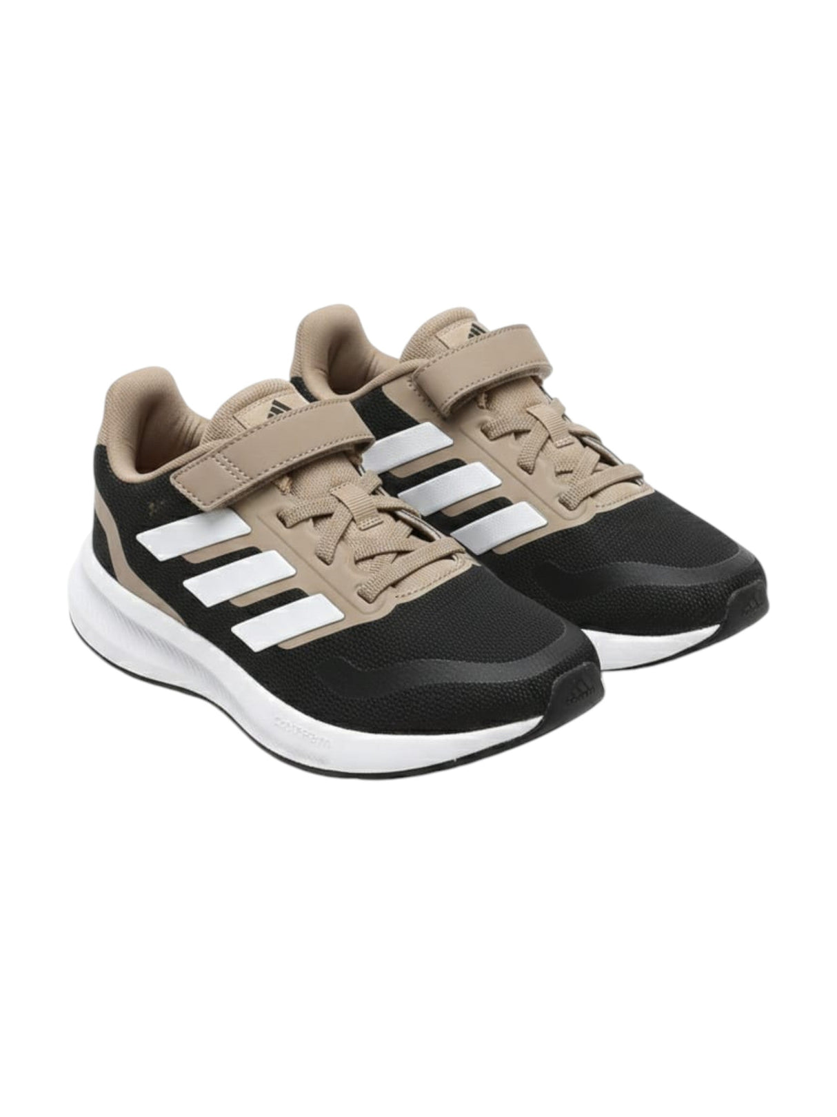 Image for Kids Boy's Textured Logo Patched Shoes,Black