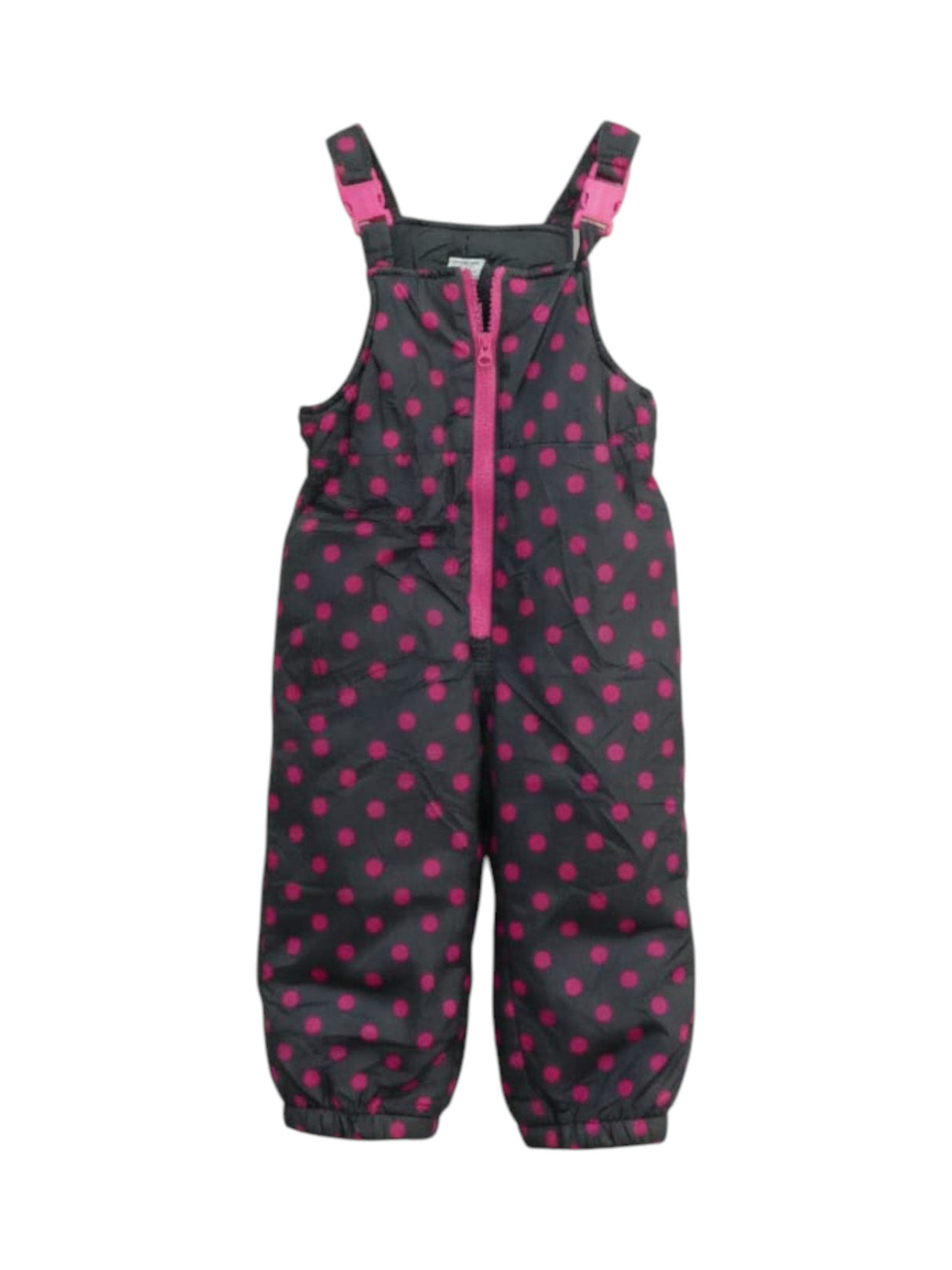 Image for Kid's Gril's Printed WaterProof Ski Suit,Grey/Pink