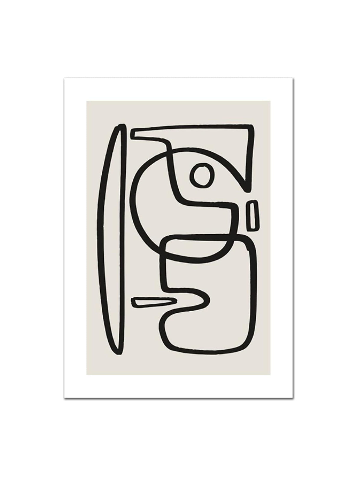 Image for Abstract Line Draw Poster