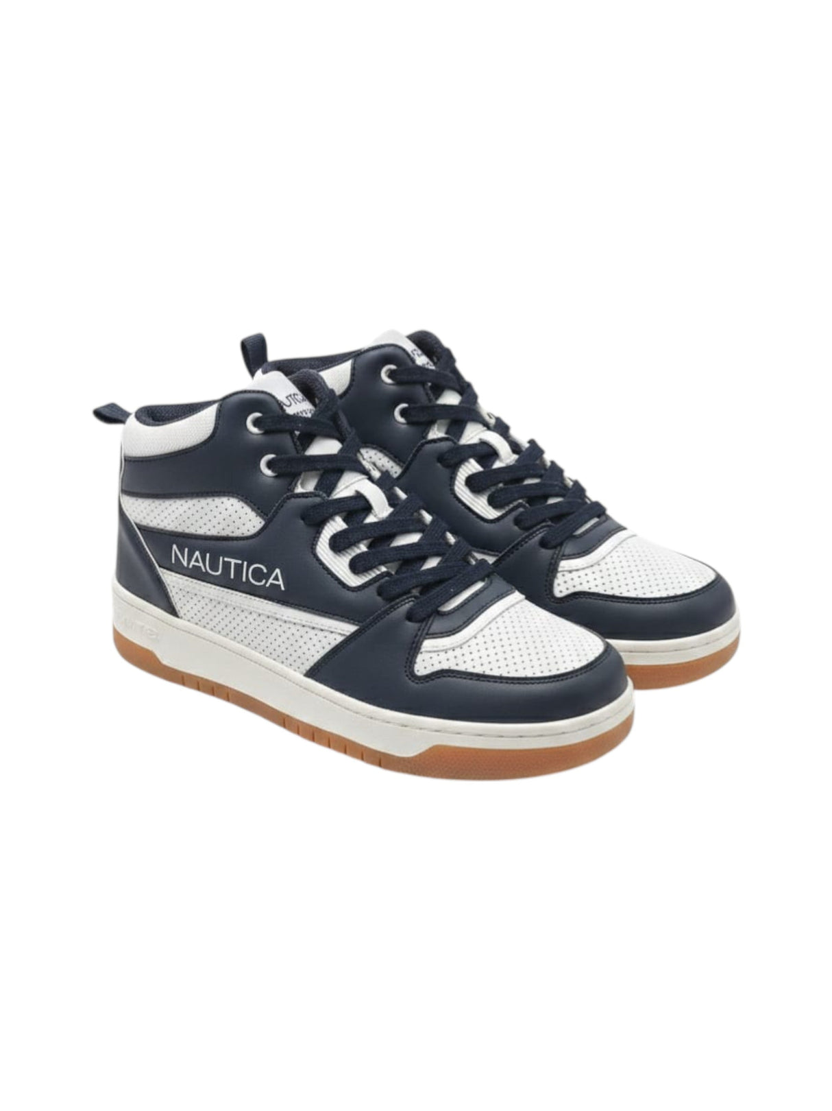 Image for Men's Colorblocked High Shoes,Navy/White