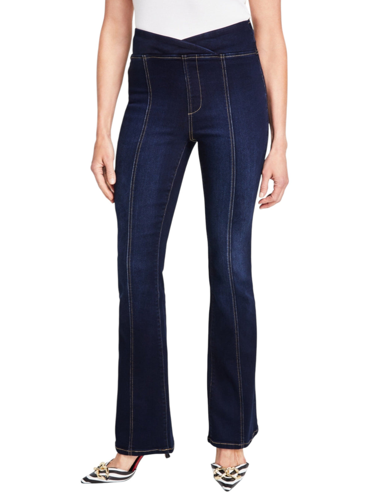 Image for Women's Plain Solid Jeans,Navy
