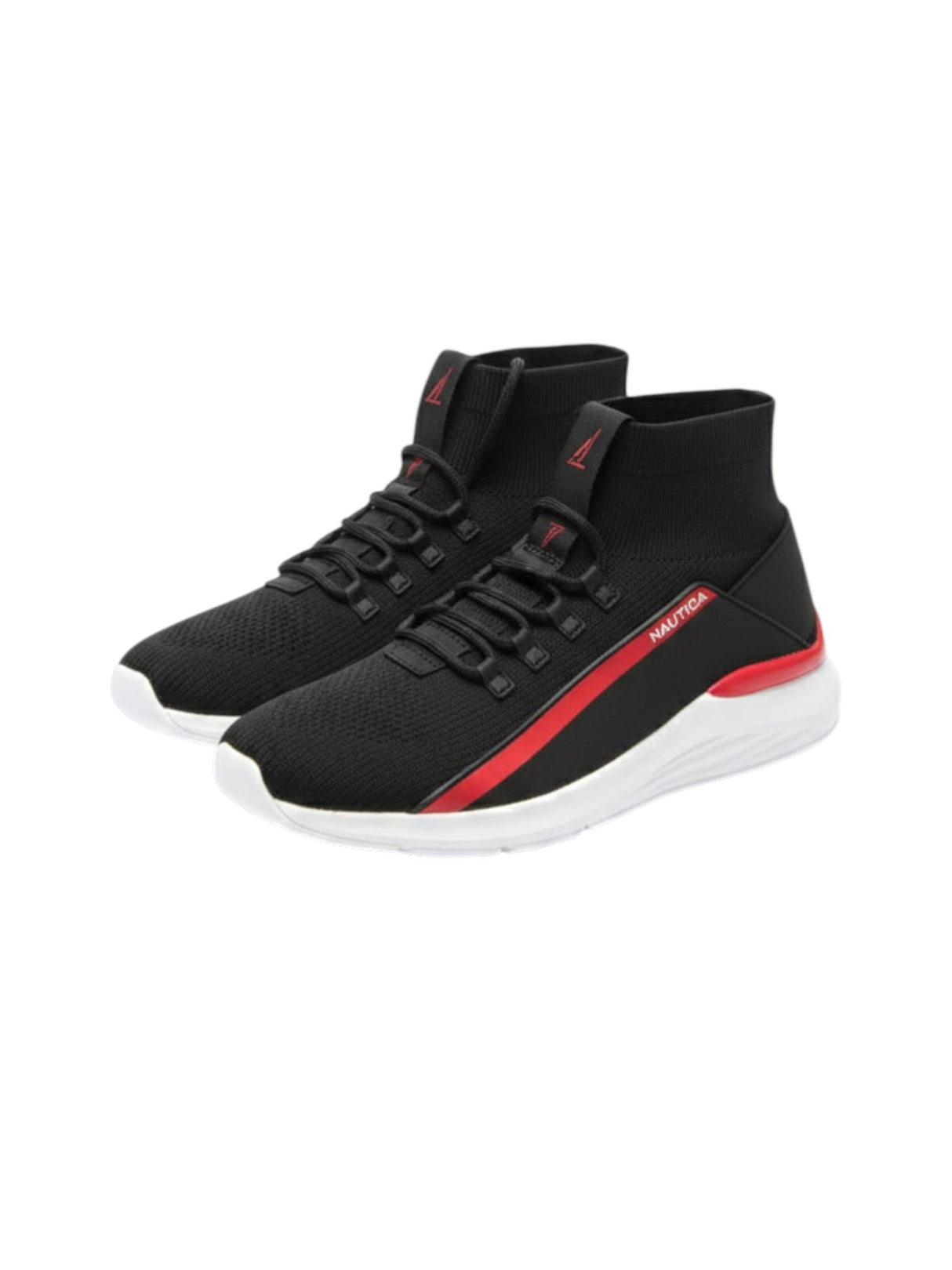 Image for Men's Plain Solid High Shoes,Black