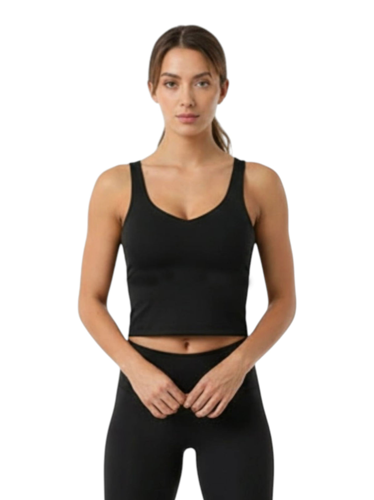 Image for Women's Plain Sport Top,Black