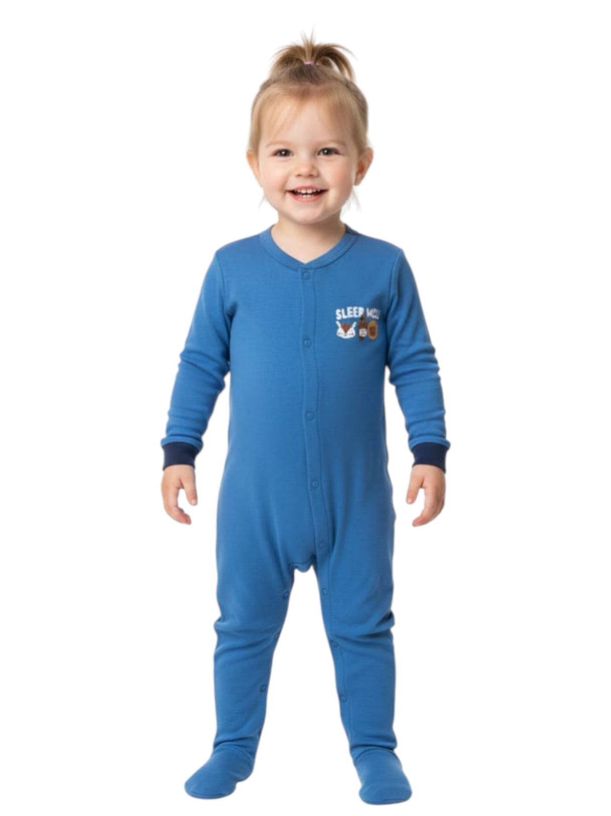 Image for Kids Girl's Plain Solid Jumpsuit,Blue
