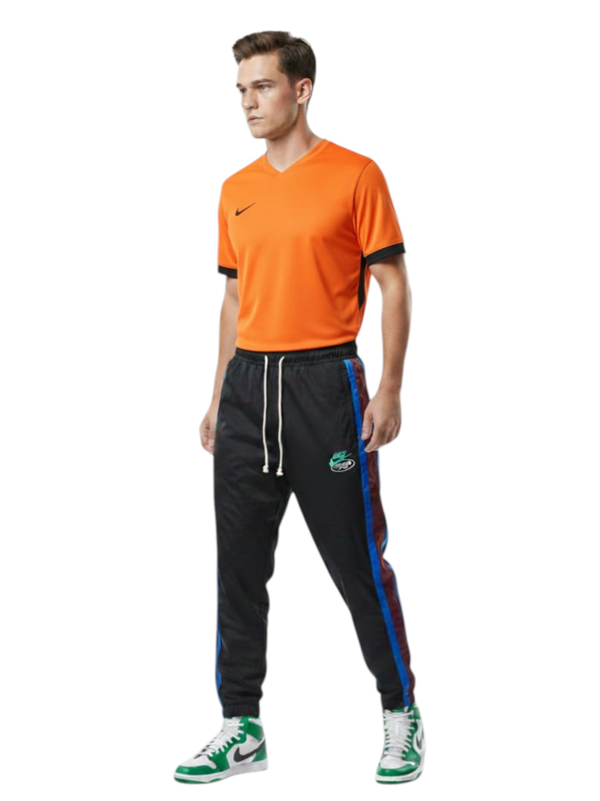 Image for Men's Plain Solid Sport Top,Orange