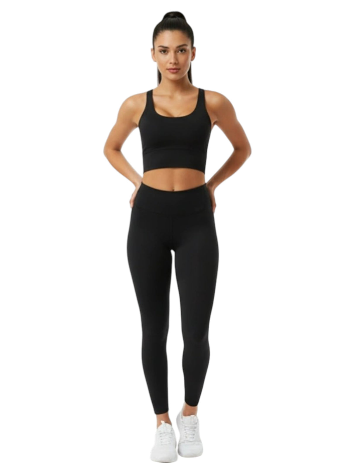 Image for Women's Plain Sport Bra,Black