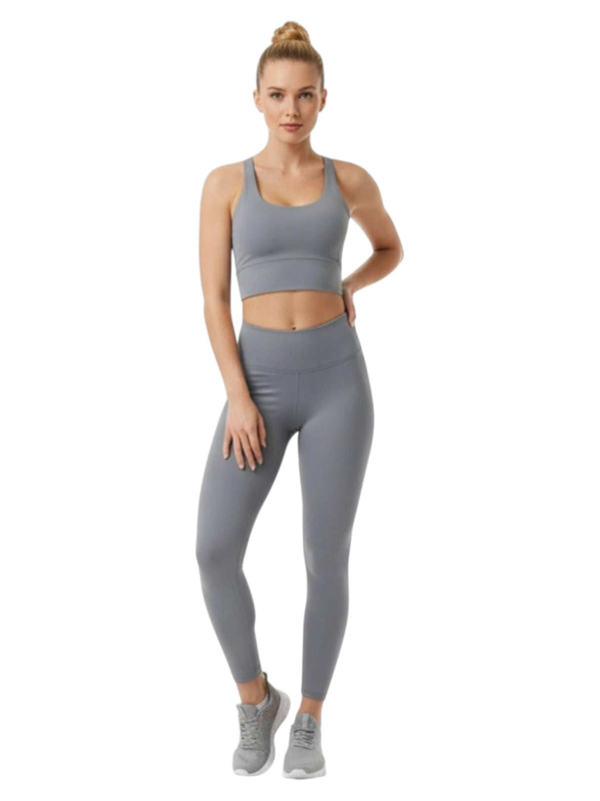Image for Women's Plain Sport Bra,Grey