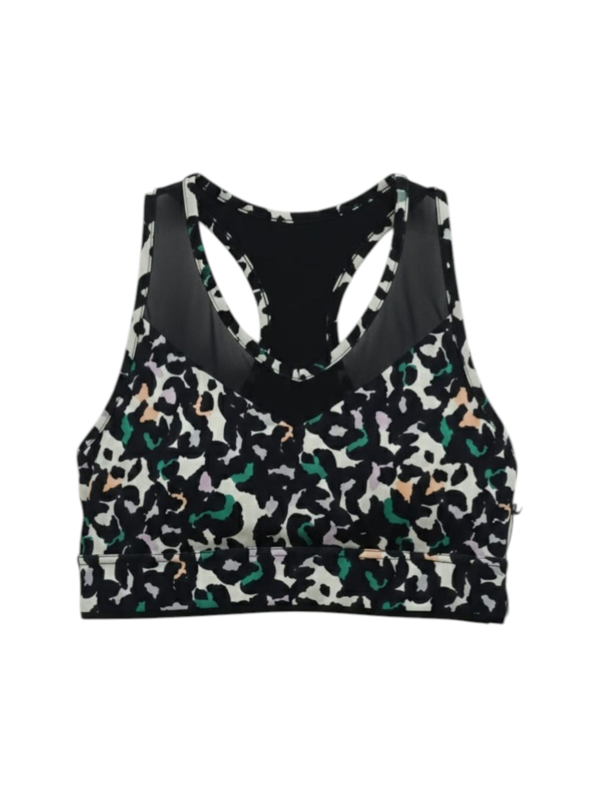 Image for Women's Printed Sport Bra,Black