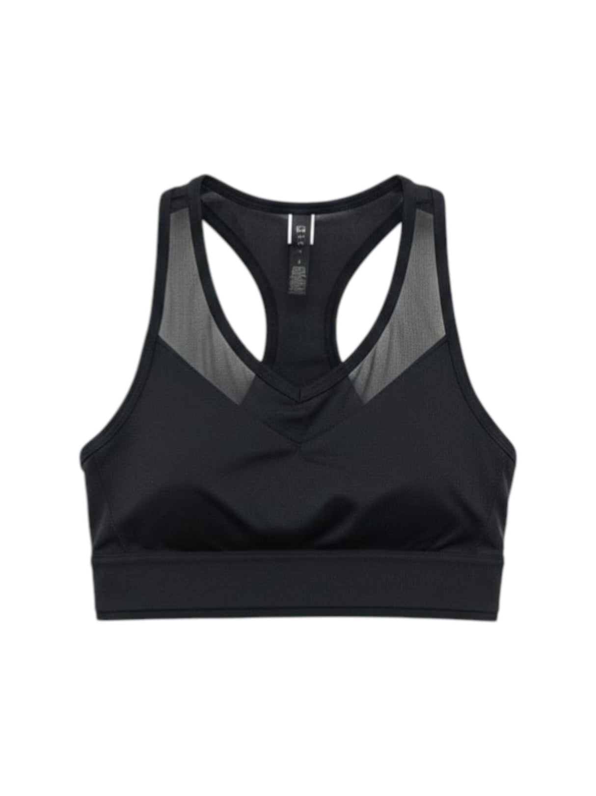 Image for Women's Mesh Plain Sport Bra,Black