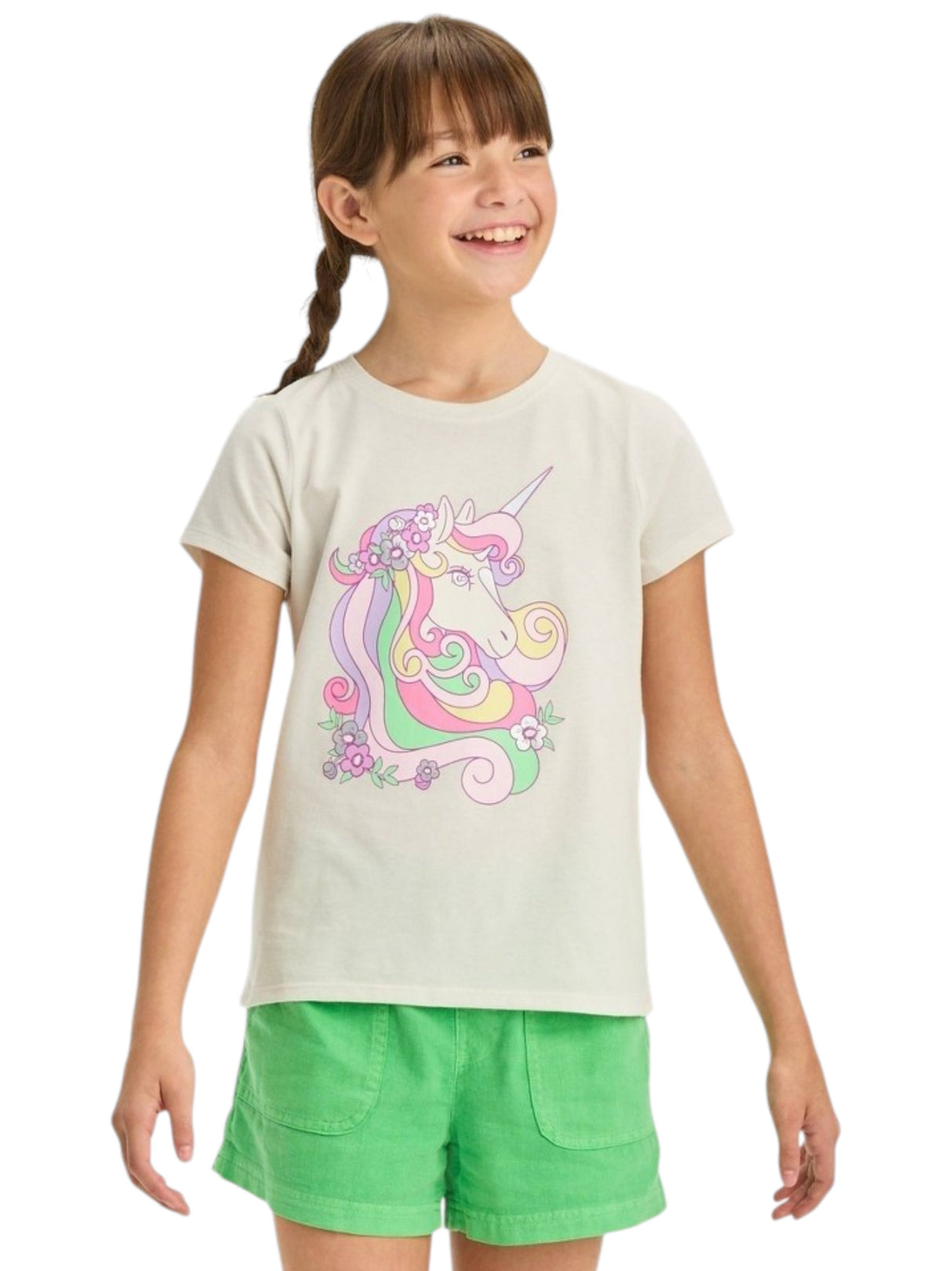 Image for Kids Girl's Printed Top,White