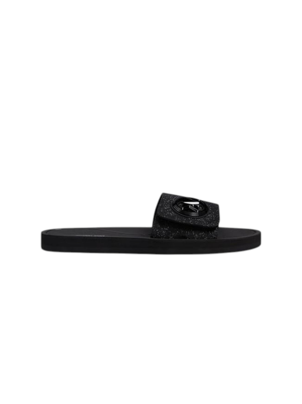 Image for Women's Shiny Slippers,Black