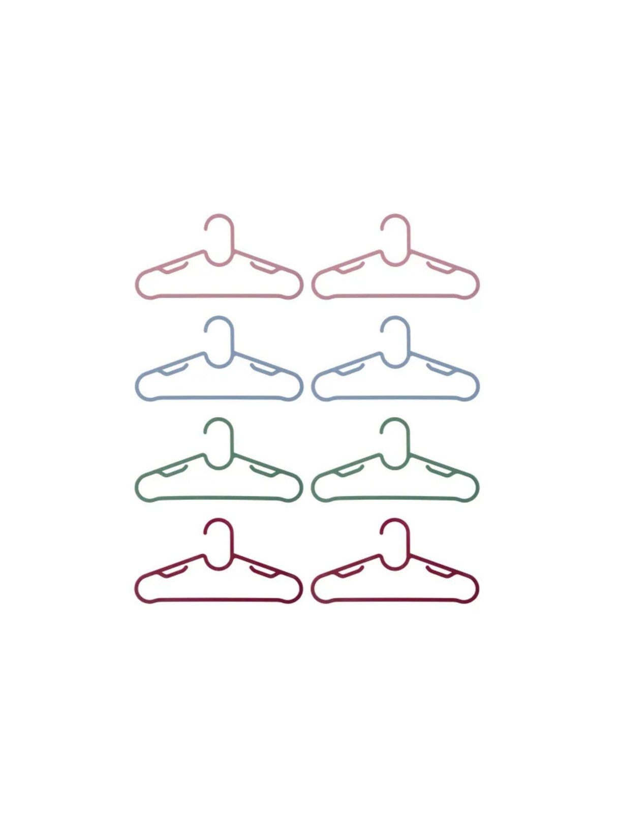 Image for Set Of Children'S Clothes Hangers