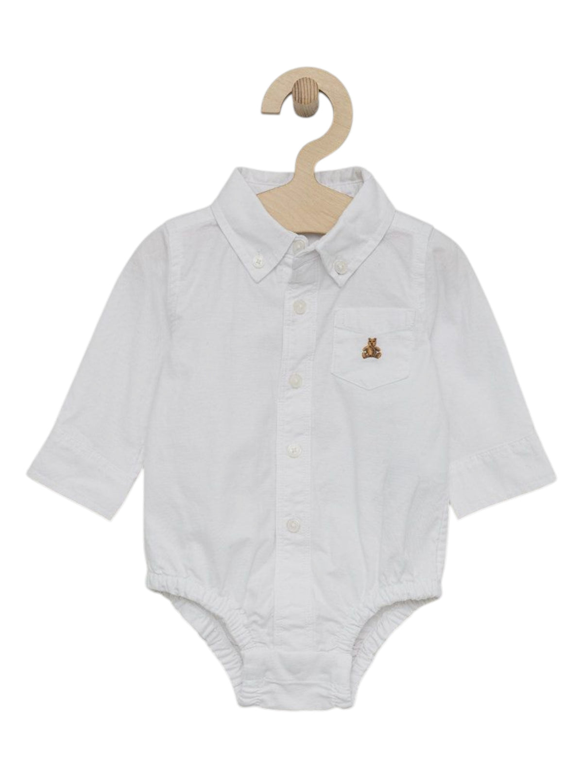 Image for Kids Boy's Plain Body Suit,White
