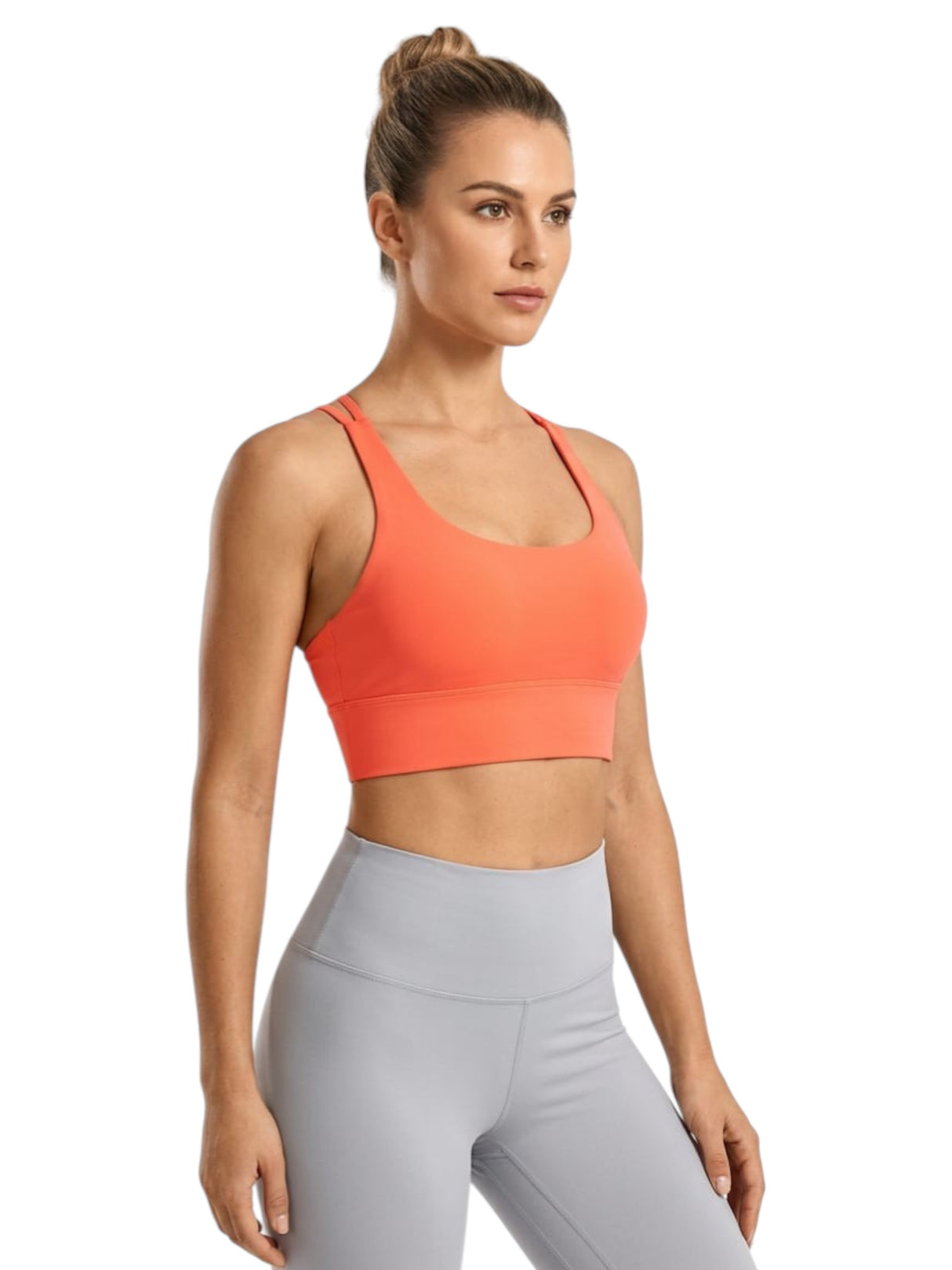 Image for Women's Plain Sport Bra,Coral