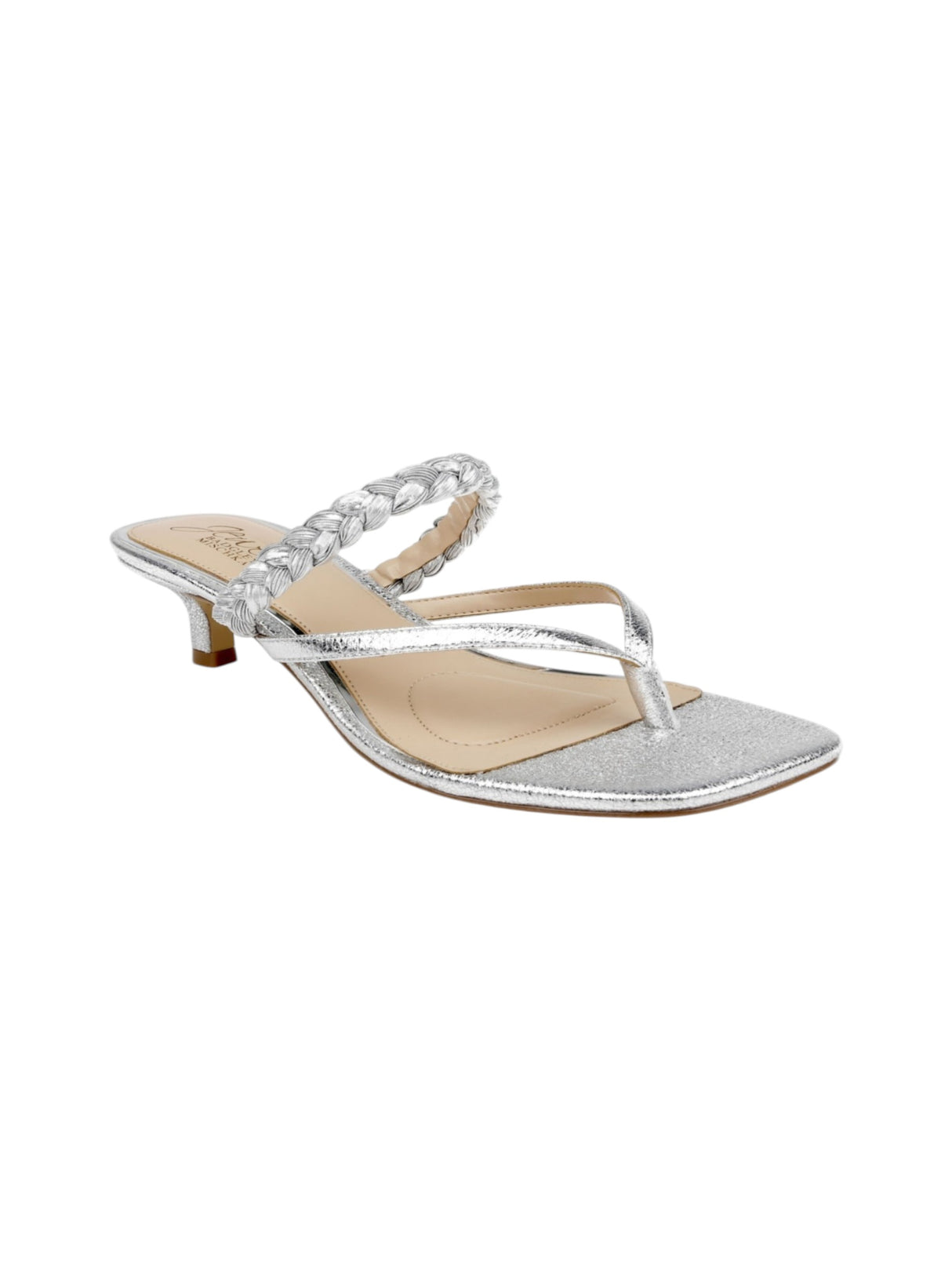 Image for Women's Shiny Heels Shoes,Silver