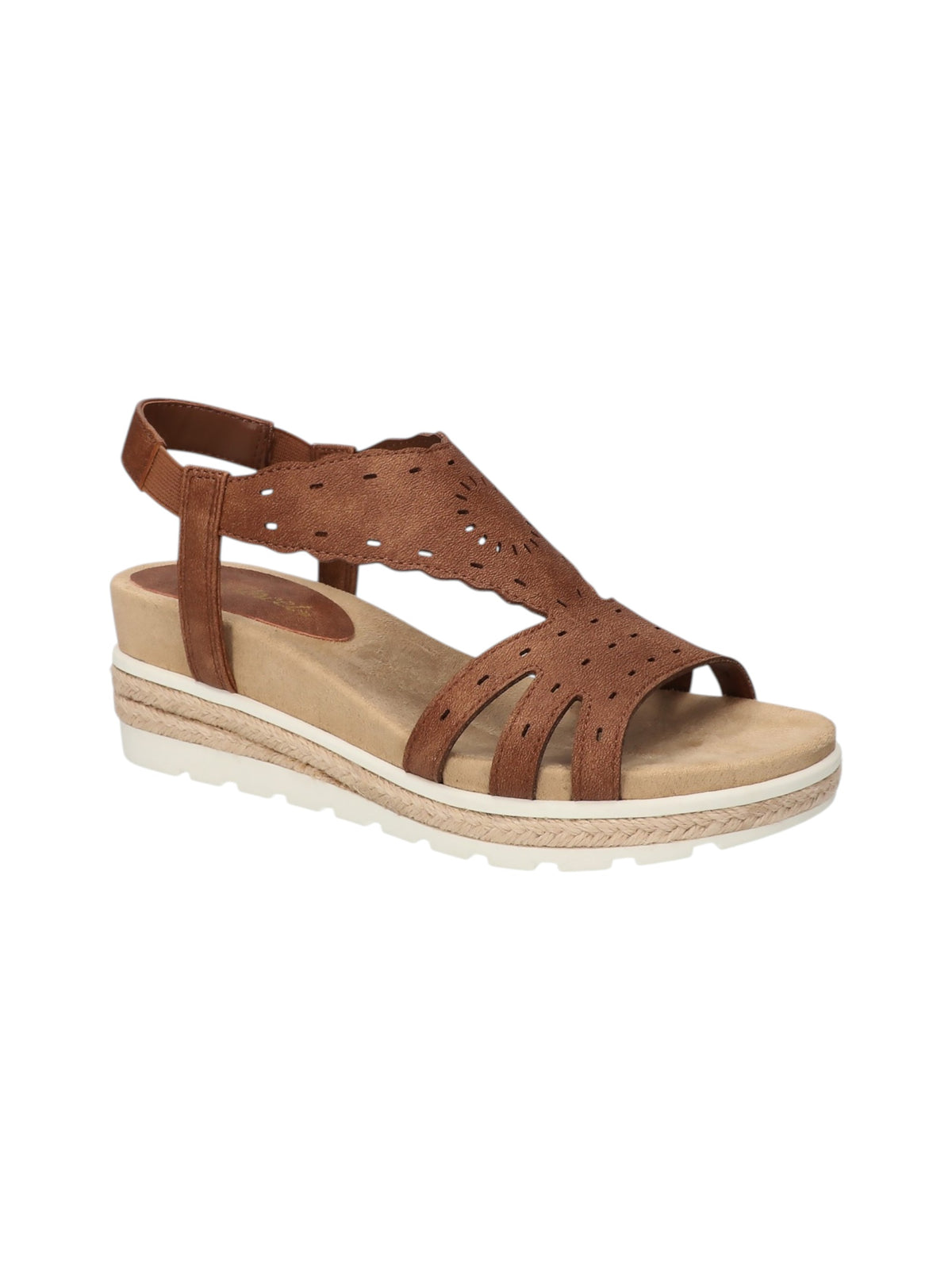 Image for Women's Ribbed Textured High Heels,Brown