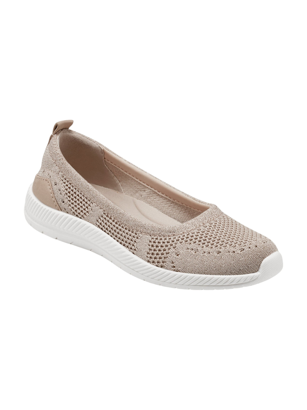 Image for Women's Textured Shiny Shoes,Beige