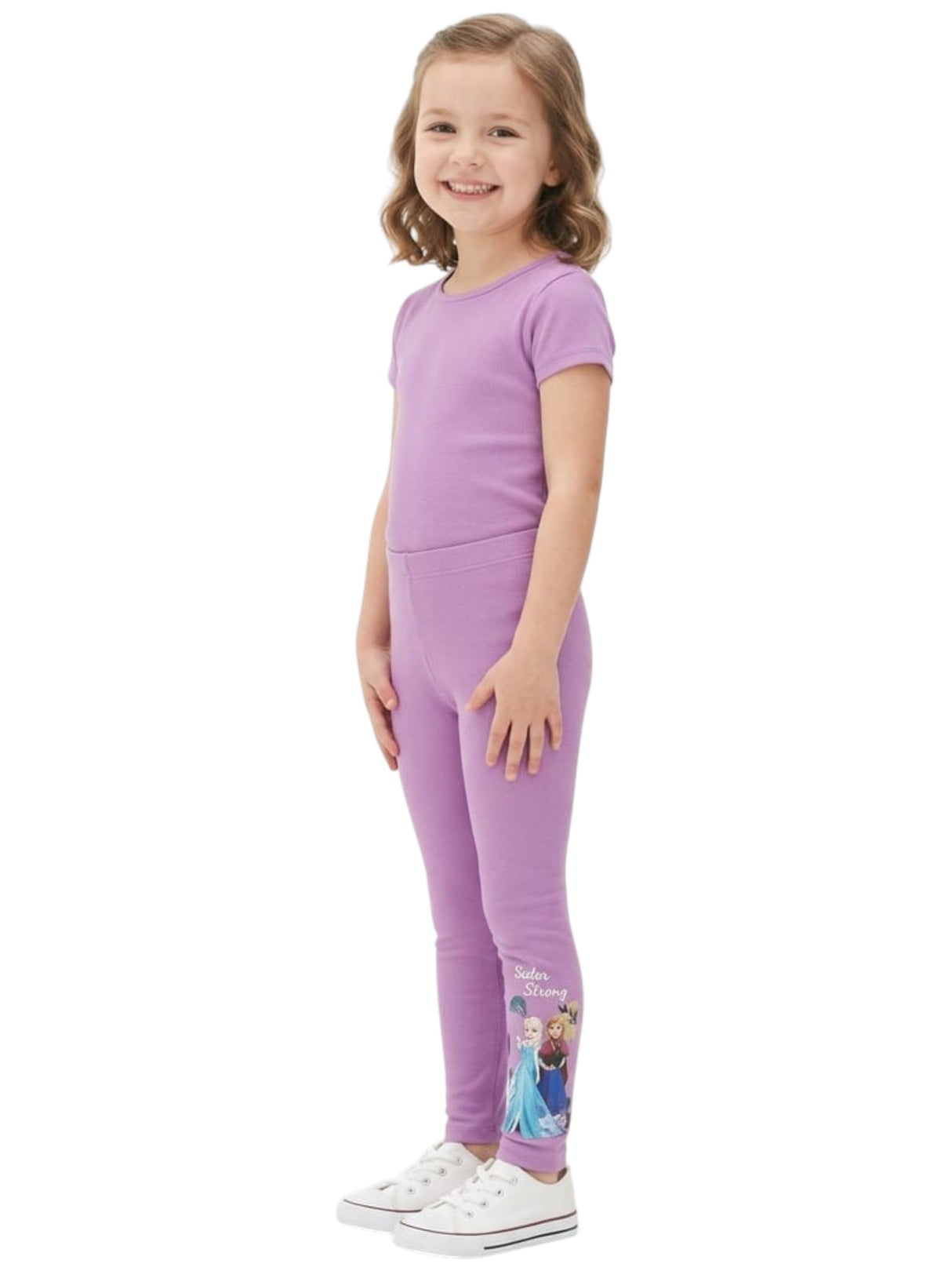 Image for Kids Girl's Printed Pant,Purple