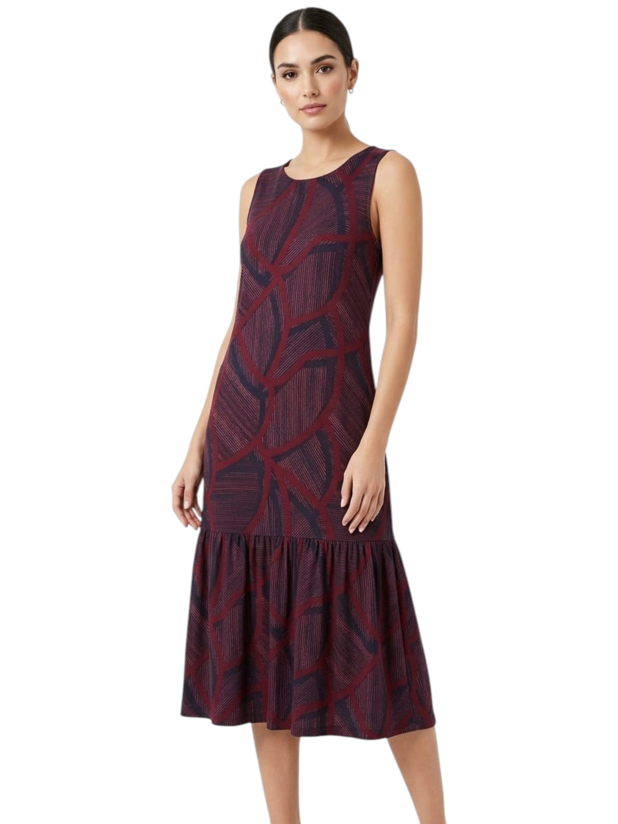 Image for Women's Printed Dress,Multi