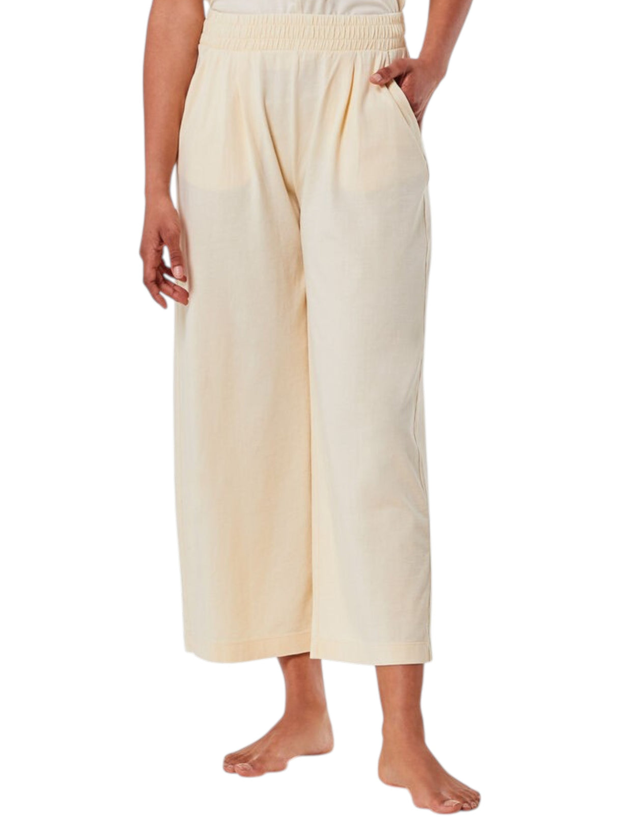 Image for Women's Plain Solid Sleepwear Pant,Yellow