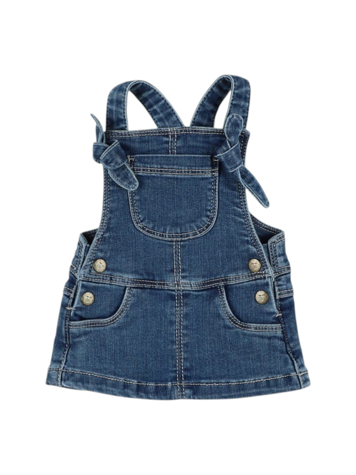 Image for Kids Girl's Plain Jeans Dress,Blue