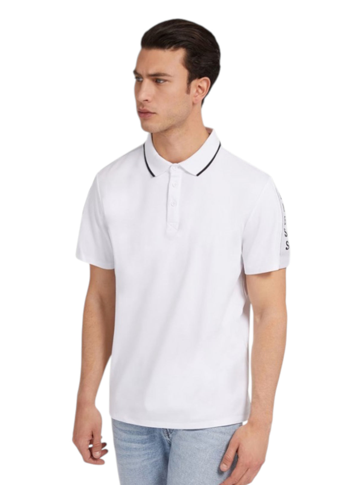Image for Men's Colorblocked Top,White