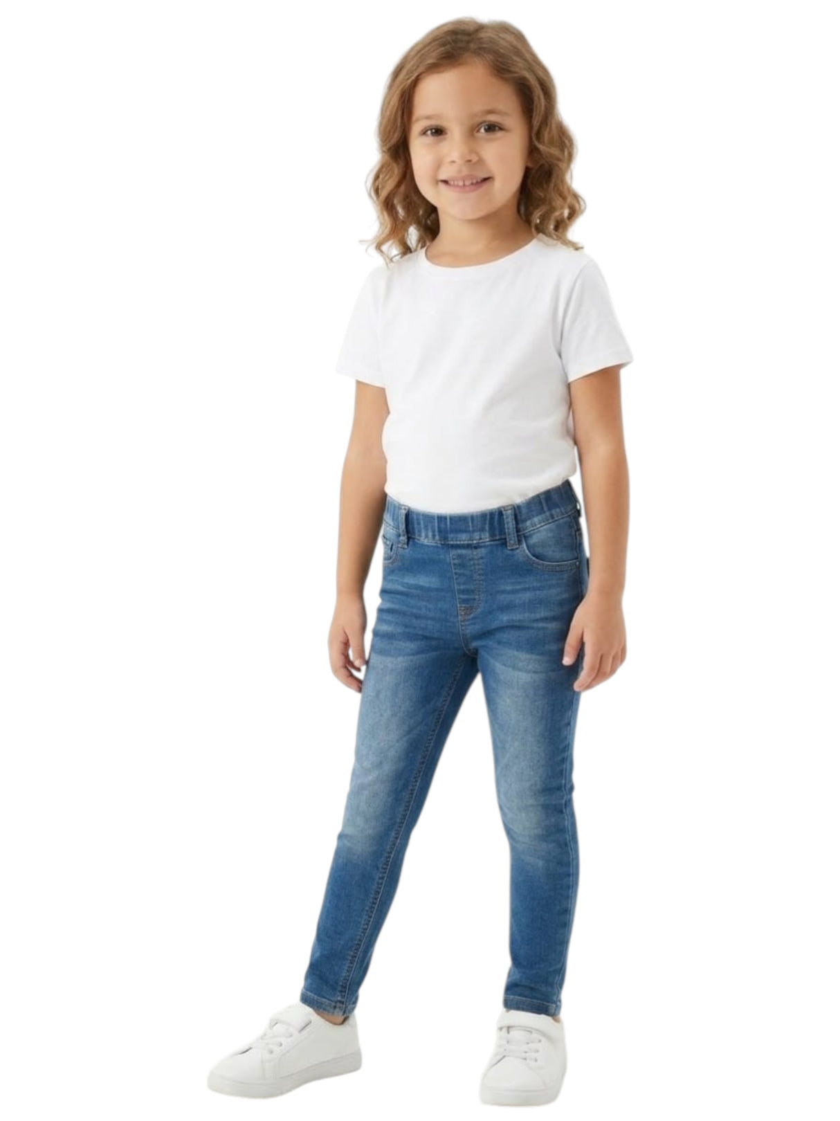 Image for Kids Girl's Plain Jeans,Blue