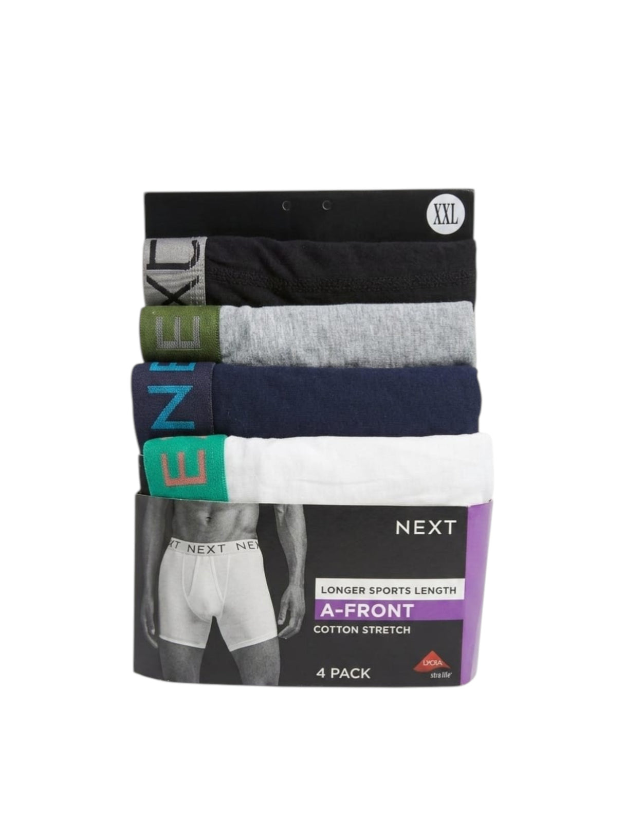 Image for Men's Plain Boxer Set 4 Pieces,Multi