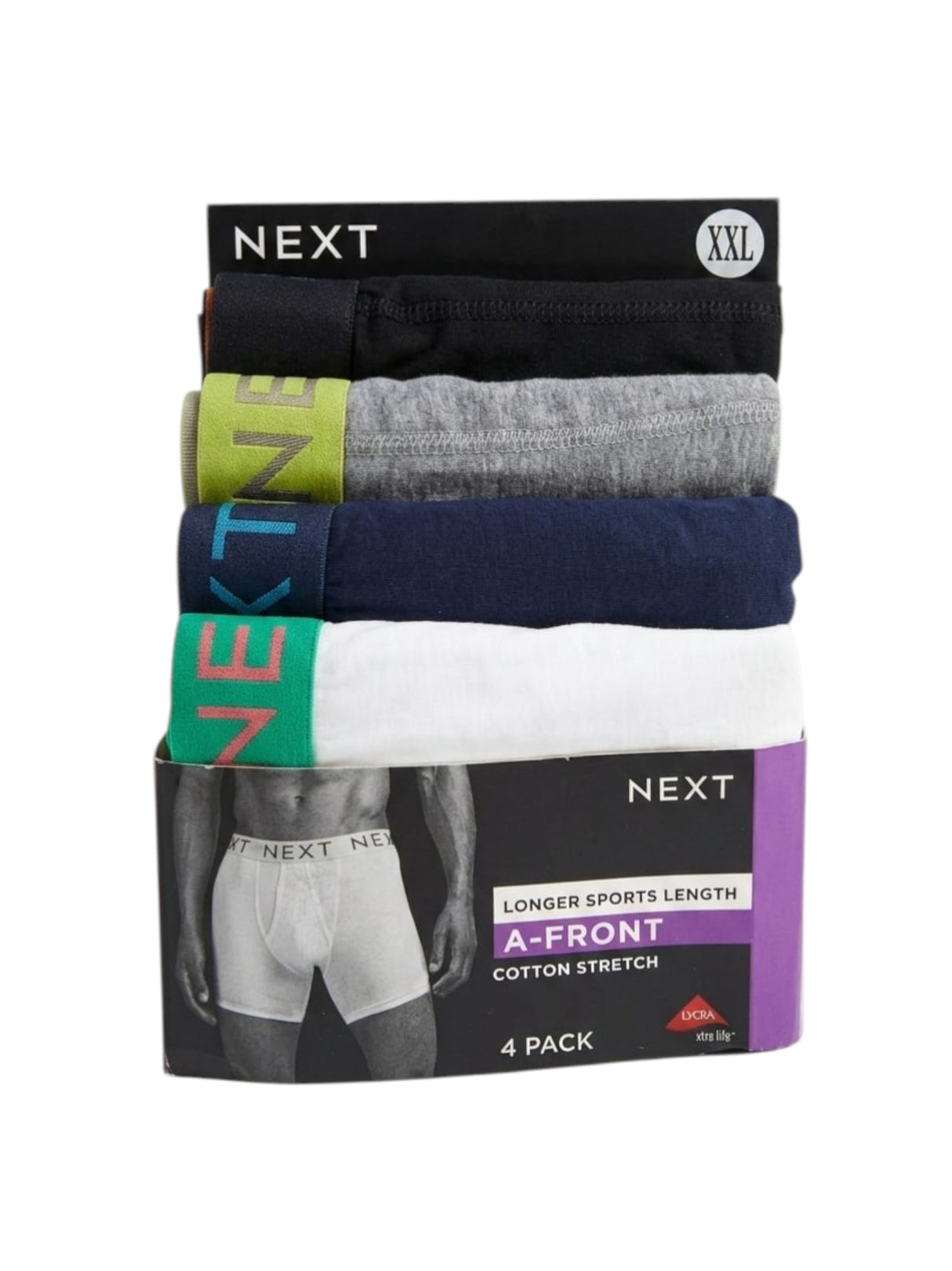 Image for Men's Plain Boxer Set 4 Pieces,Multi