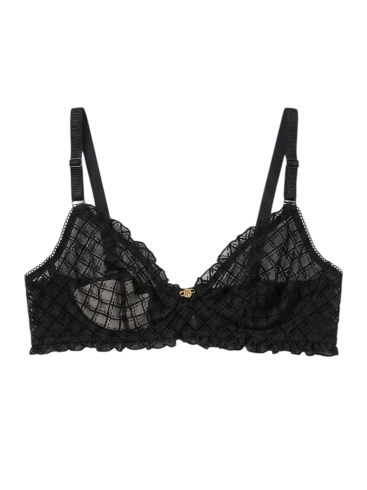 Image for Women's Lace Bra,Black