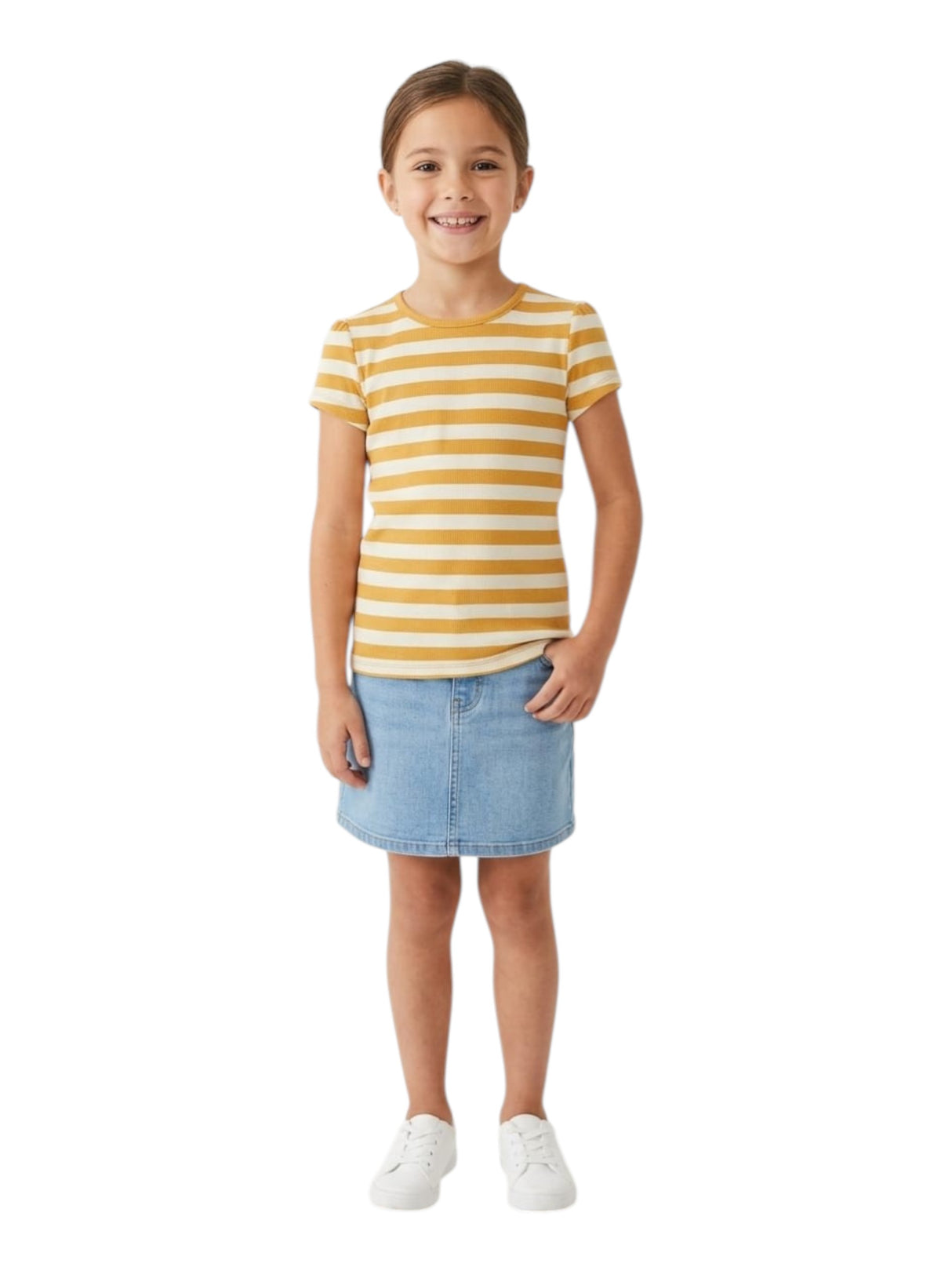 Image for Kids Girl's Striped Top,Multi