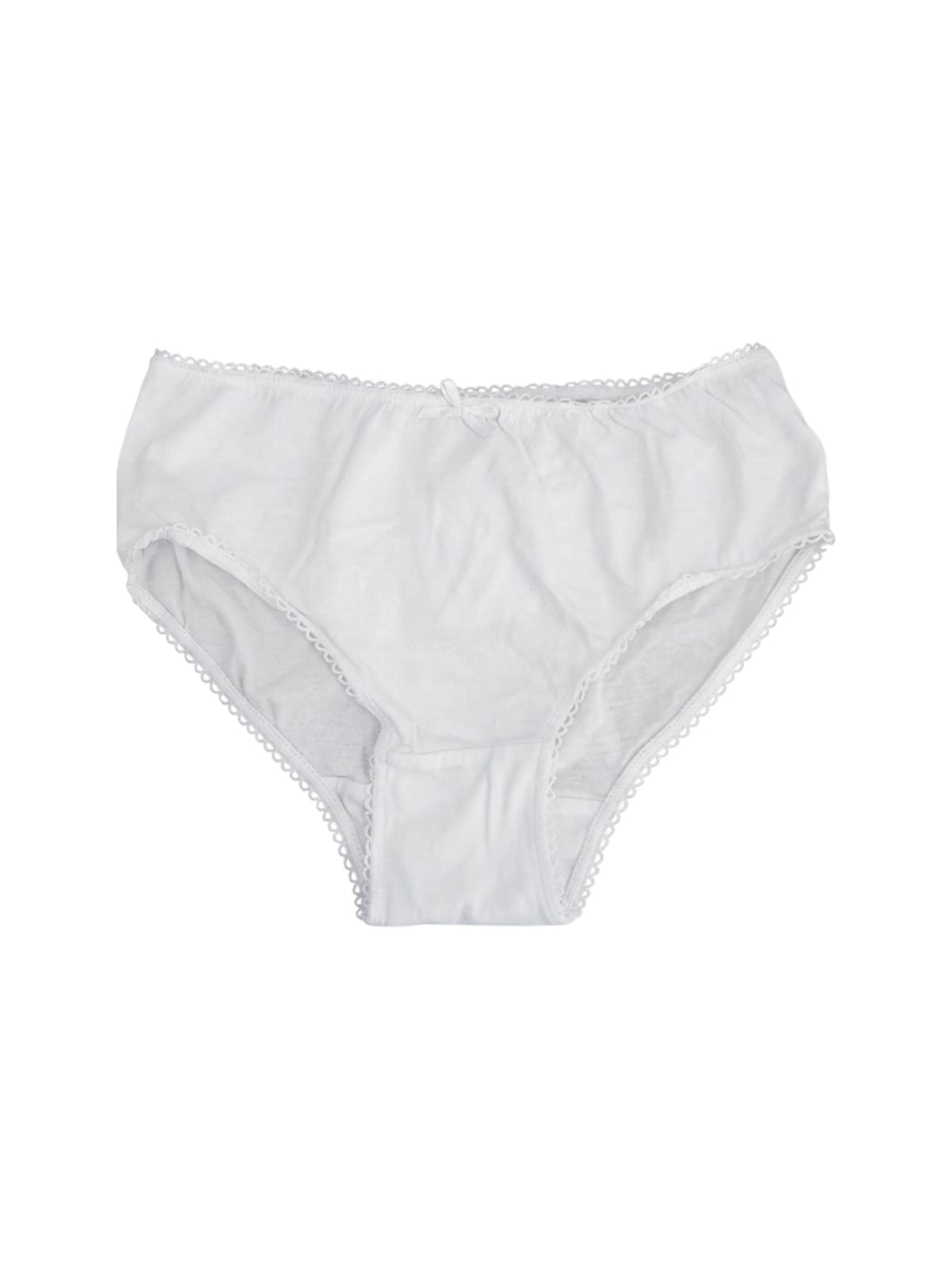 Image for Kids Girl's Plain Brief,White