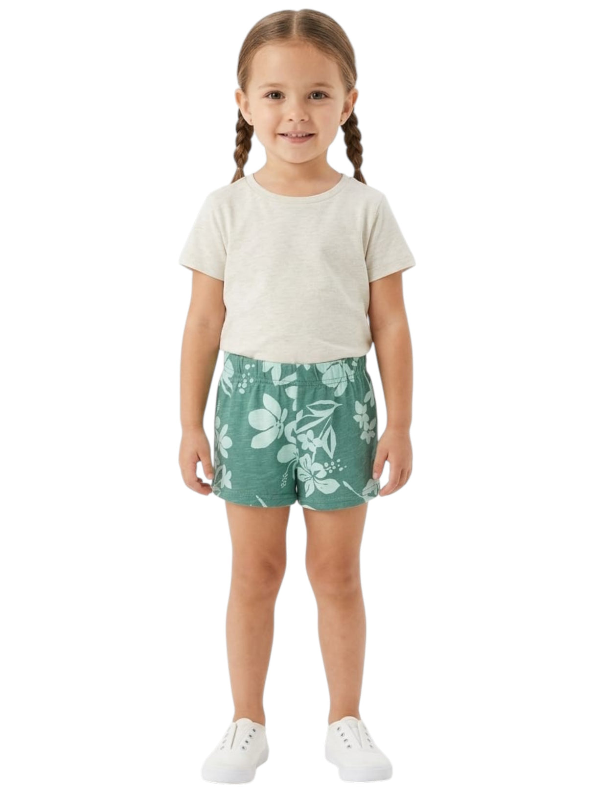 Image for Kids Girl's Printed Short,Green