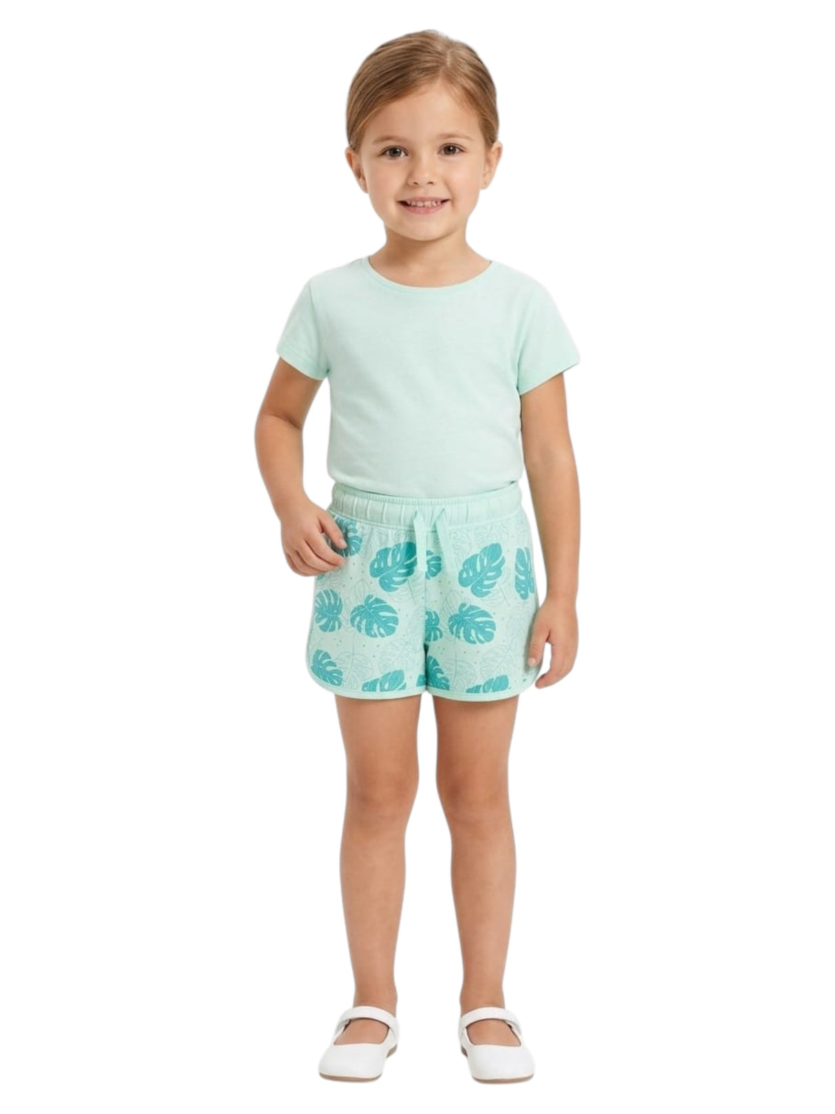 Image for Kids Girl's Printed Short,Aqua