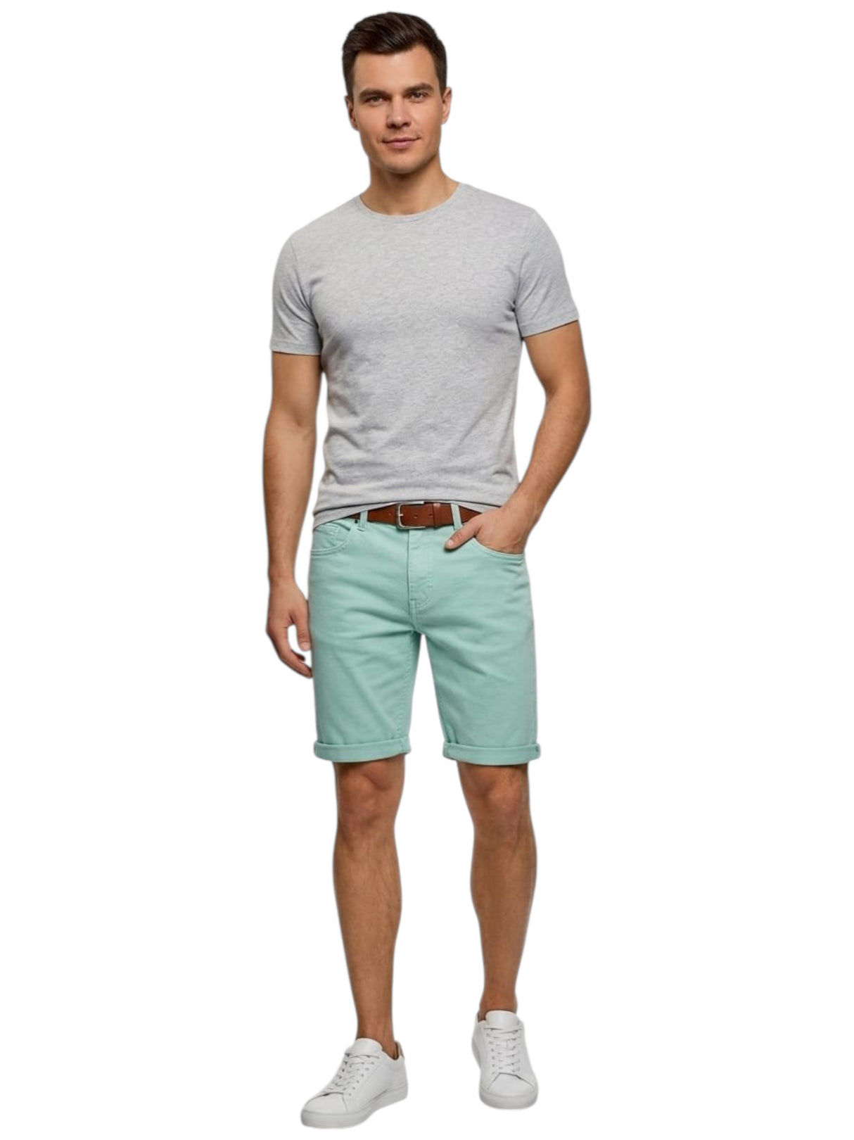 Image for Men's Plain Short,Aqua