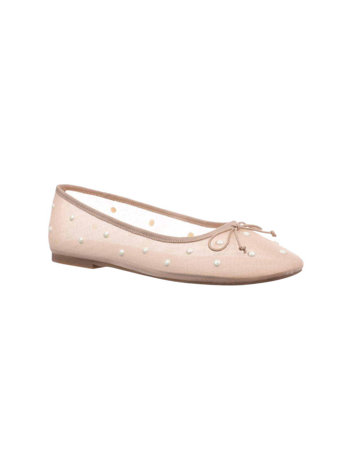 Image for Women's Textured Ballorinas,Beige